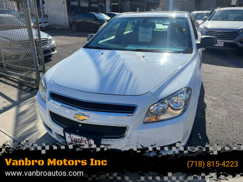 2012 Chevrolet Malibu for sale at Vanbro Motors Inc in Staten Island NY