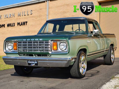 1978 Dodge D150 Club Cab for sale at I-95 Muscle in Hope Mills NC