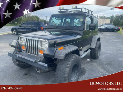 1989 Jeep Wrangler for sale at DCMotors LLC in Mount Joy PA