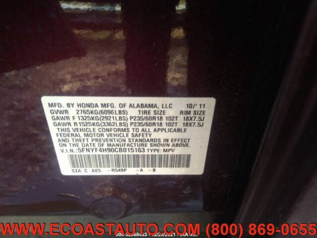 2012 Honda Pilot Touring