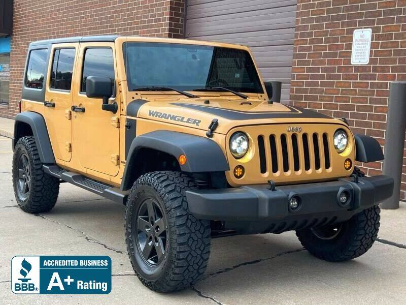 2014 Jeep Wrangler Unlimited for sale at Effect Auto in Omaha NE