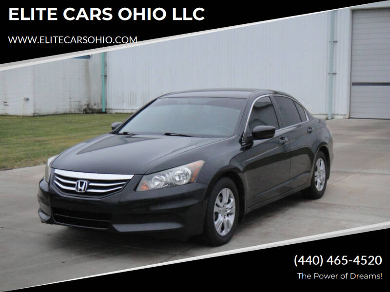 2011 Honda Accord for sale at ELITE CARS OHIO LLC in Solon OH
