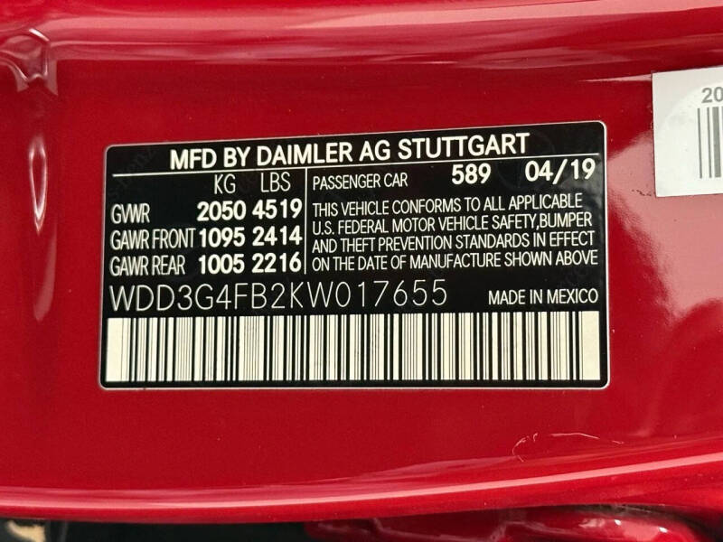 2019 Mercedes-Benz A-Class A 220 4MATIC