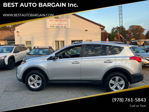 2013 Toyota RAV4 for sale at BEST AUTO BARGAIN inc. in Lowell MA