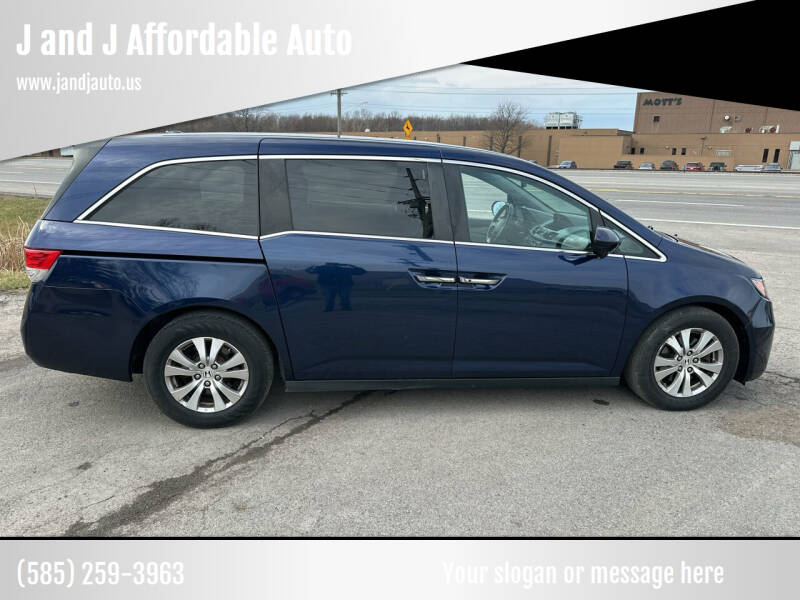 2016 Honda Odyssey for sale at J and J Affordable Auto in Williamson NY