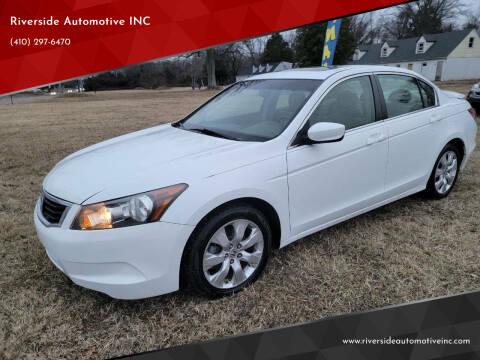 2009 Honda Accord for sale at Riverside Automotive INC in Aberdeen MD