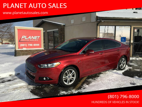 2015 Ford Fusion Energi for sale at PLANET AUTO SALES in Lindon UT