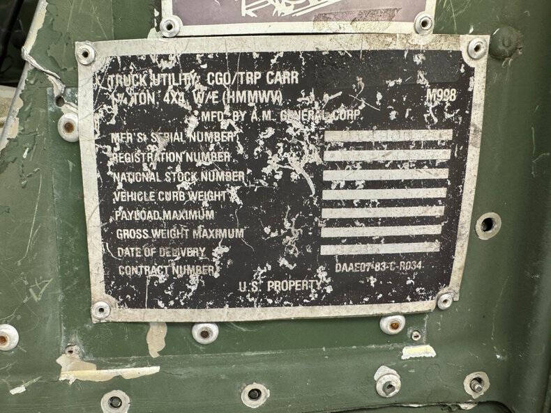 1986 AM General Hummer
