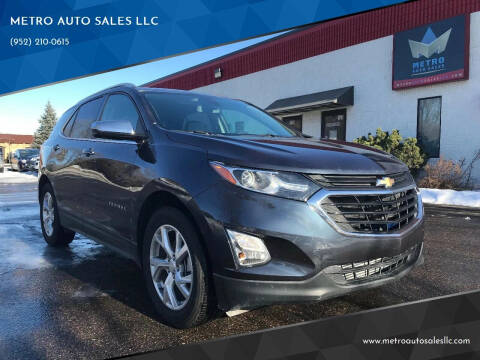 2018 Chevrolet Equinox for sale at METRO AUTO SALES LLC in Lino Lakes MN