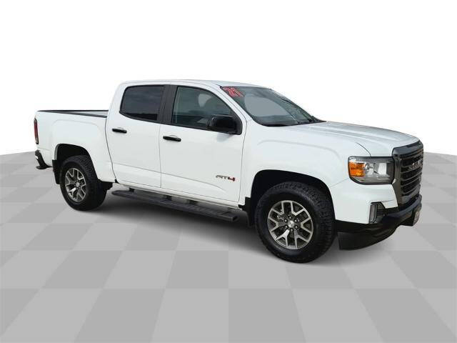 Used 2021 GMC Canyon AT4 with VIN 1GTG6FEN3M1122484 for sale in Waterloo, IA