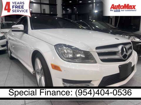 2013 Mercedes-Benz C-Class for sale at Auto Max in Hollywood FL
