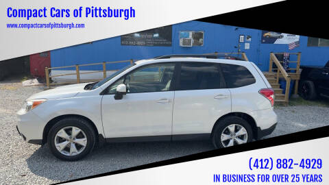 2015 Subaru Forester for sale at Compact Cars of Pittsburgh in Pittsburgh PA