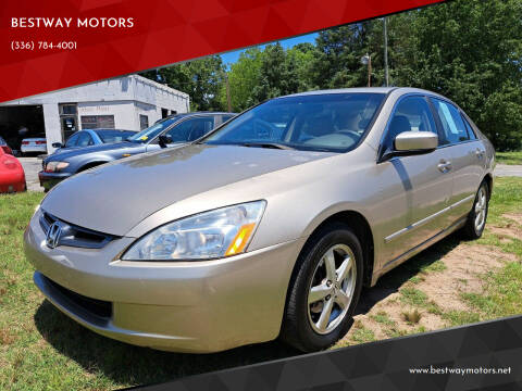 2005 Honda Accord for sale at BESTWAY MOTORS in Winston Salem NC