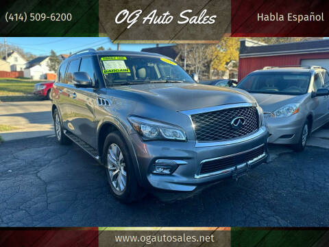 2017 Infiniti QX80 for sale at OG Auto Sales in Milwaukee WI