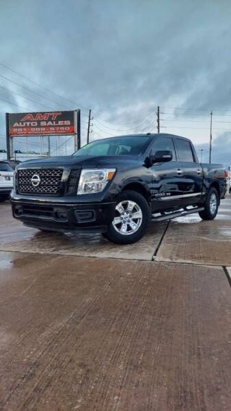 2019 Nissan Titan for sale at AMT AUTO SALES LLC in Houston TX