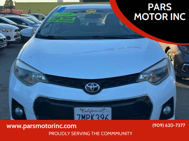 2016 Toyota Corolla for sale at PARS MOTOR INC in Pomona CA