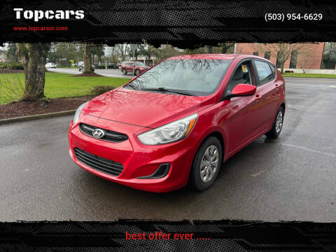 2016 Hyundai Accent for sale at Topcars in Wilsonville OR