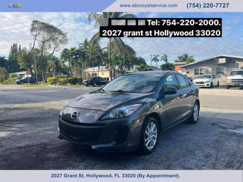 2012 Mazda MAZDA3 for sale at ABC ONLINE CAR WHOLESALE in Hollywood FL