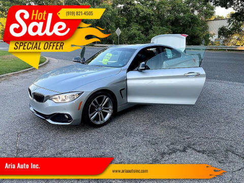 2015 BMW 4 Series for sale at Aria Auto Inc. - Drive 1 Auto Sales in Wake Forest NC