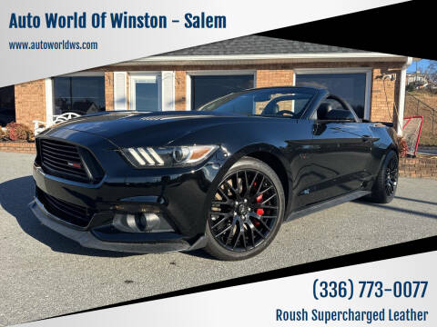 2016 Ford Mustang for sale at Auto World Of Winston - Salem in Winston Salem NC