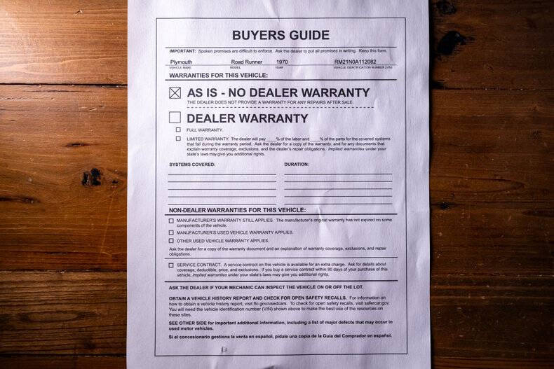 1970 Plymouth Roadrunner