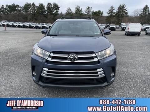 2019 Toyota Highlander for sale at Jeff D'Ambrosio Auto Group in Downingtown PA