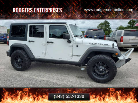 2015 Jeep Wrangler Unlimited for sale at Rodgers Wranglers in North Charleston SC