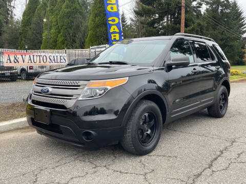 2014 Ford Explorer for sale at A & V AUTO SALES LLC in Marysville WA