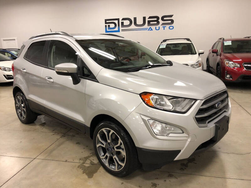 2018 Ford EcoSport for sale at DUBS AUTO LLC in Clearfield UT