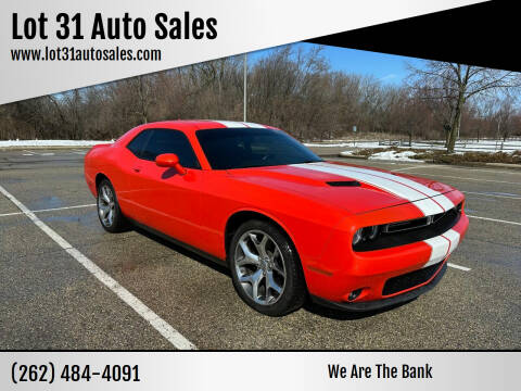 2016 Dodge Challenger for sale at Lot 31 Auto Sales in Kenosha WI