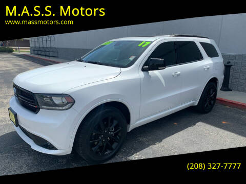 2017 Dodge Durango for sale at M.A.S.S. Motors in Boise ID