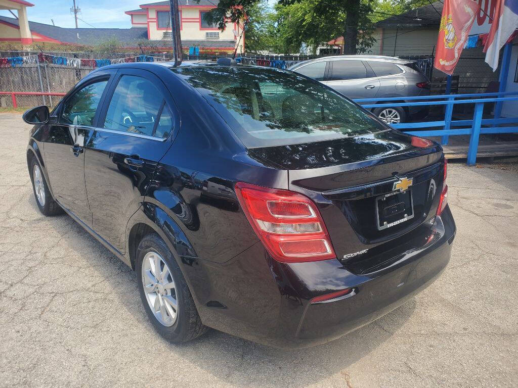 Used Car 2019 Chevrolet Sonic  Sedan 4 Dr. Lt Auto 4dr Sedan Front Wheel Drive For Sale Under $10,000 In San Antonio, Texas