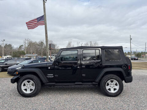 2016 Jeep Wrangler Unlimited for sale at Joye & Company INC, in Augusta GA