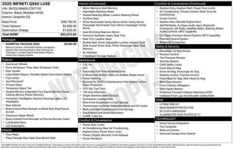 2020 Infiniti QX60 Luxe