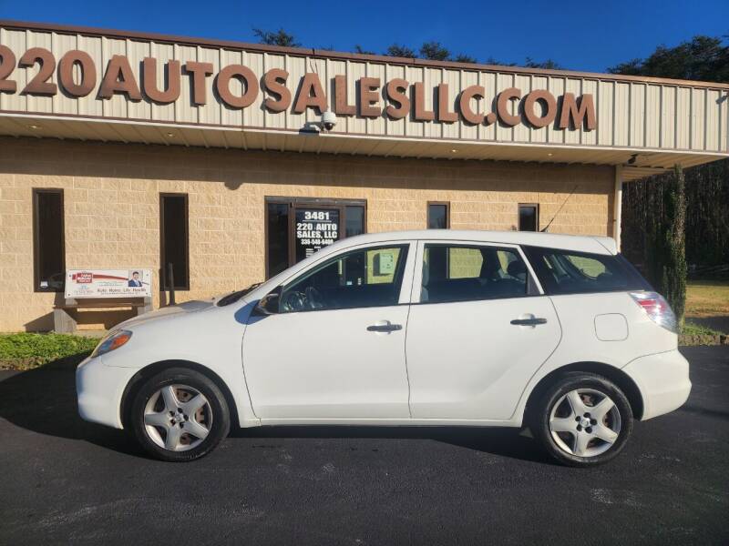 2007 Toyota Matrix for sale at 220 Auto Sales LLC in Madison NC