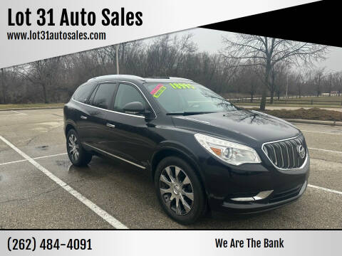 2017 Buick Enclave for sale at Lot 31 Auto Sales in Kenosha WI