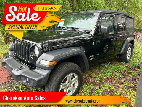 2018 Jeep Wrangler Unlimited for sale at Cherokee Auto Sales in Acworth GA