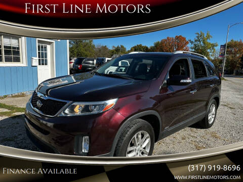 2014 Kia Sorento for sale at First Line Motors in Jamestown IN