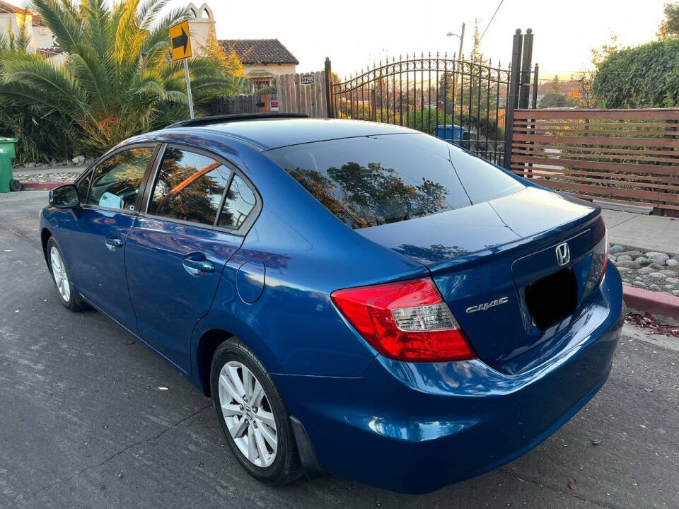 2012 Honda Civic for sale at Sorrento Auto Sales Inc in Hayward, CA