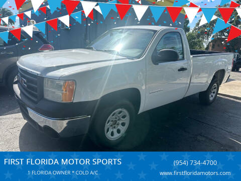 2012 GMC Sierra 1500 for sale at FIRST FLORIDA MOTOR SPORTS in Pompano Beach FL