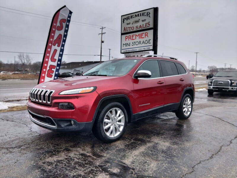 2016 Jeep Cherokee for sale at Premier Auto Sales Inc. in Big Rapids MI