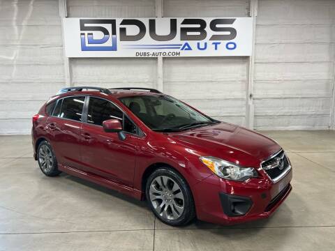 2014 Subaru Impreza for sale at DUBS AUTO LLC in Clearfield UT