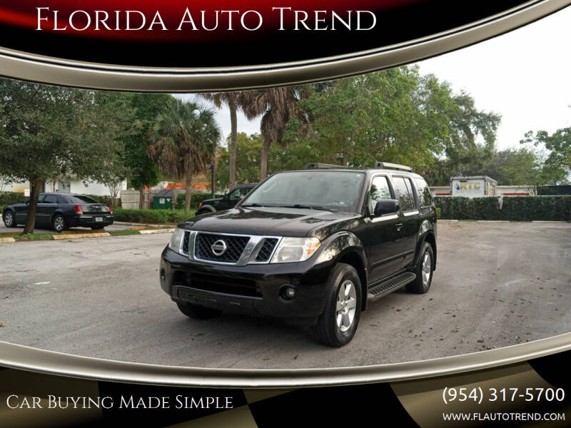 2012 Nissan Pathfinder for sale at Florida Auto Trend in Plantation FL