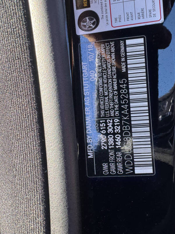 2019 Mercedes-Benz S-Class S 560