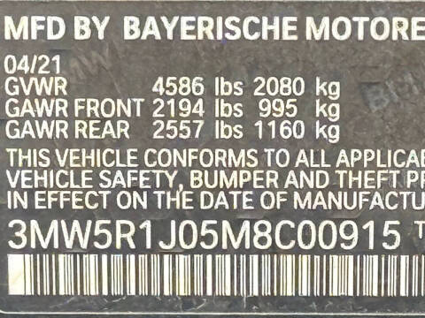 2021 BMW 3 Series 330i