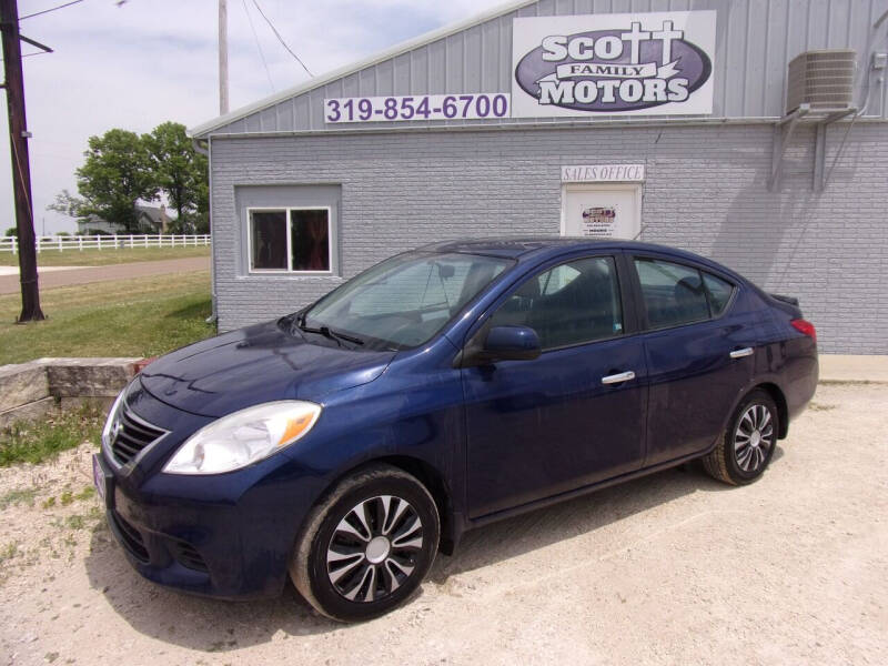 2013 Nissan Versa for sale at SCOTT FAMILY MOTORS in Springville IA