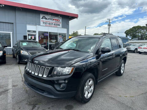 2016 Jeep Compass for sale at AutoPro Virginia LLC in Virginia Beach VA