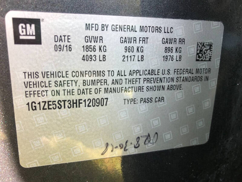 2017 Chevrolet Malibu LT