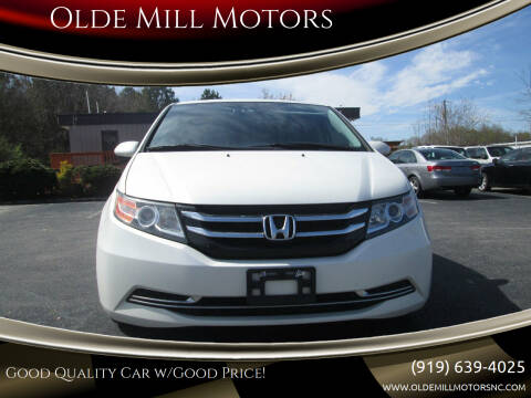 2014 Honda Odyssey for sale at Olde Mill Motors in Angier NC