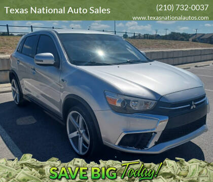 2018 Mitsubishi Outlander Sport for sale at Texas National Auto Sales in San Antonio TX